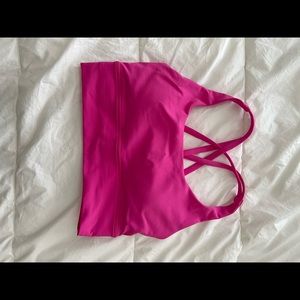 Sonic pink lulu lemon sports bra